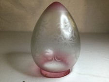 # Superbe tulipe Obus pour lampe ou lustre en cristal Baccarat,saint Louis......