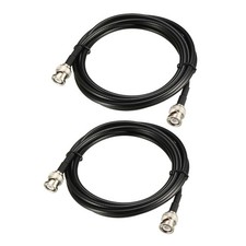 RG58 Câble Coaxial BNC Mâle À BNC Mâle Connecteurs 50 Ohm 12Pouces 2Pcs