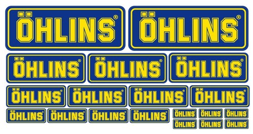 Sticker ohlins moto decal - ohlins,