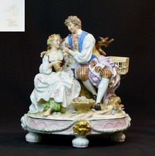 AA 19èm groupe porcelaine