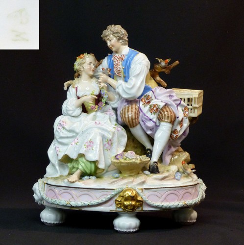 19èm groupe porcelaine - aa,
