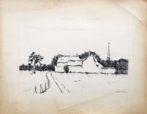 Gravure maurice fleury - gravure, de