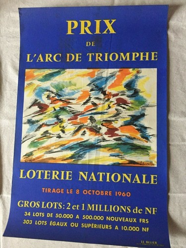 L10 affiche loterie - loterie, nationale