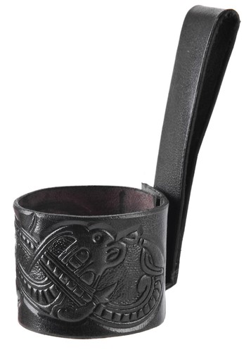 Support cuir pour corne - en,