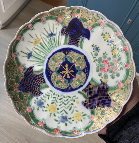 Belle assiette porcelaine - assiette,