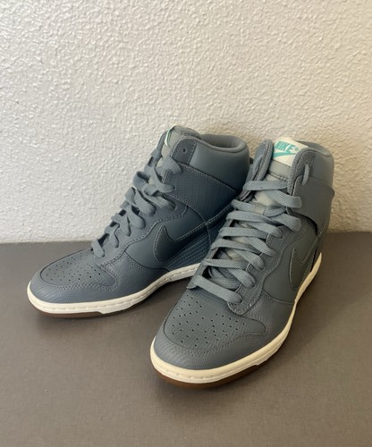 Baskets compensées cuir - en,