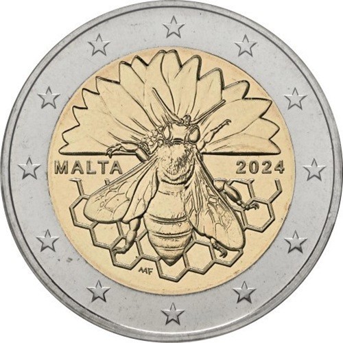 2euro commémorative malte - 2euro,