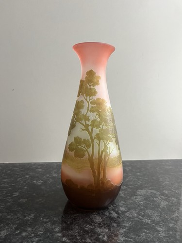 Vase pâte verre - pâte, paysage