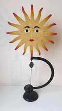 sculpture mobile metal balancier pendule soleil vintage 