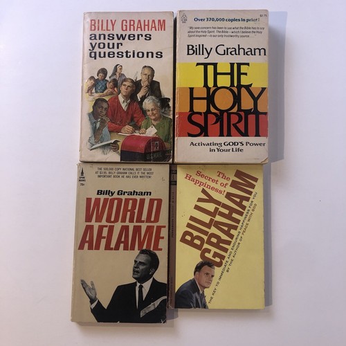 Lot vintage billy graham - 4,