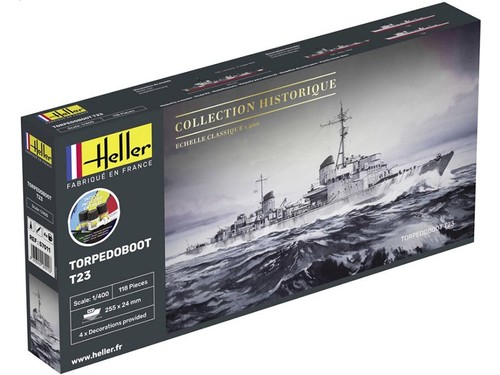 Heller torpedoboot t23 - t23, kit