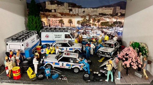 Diorama assistance rallye - assistance,
