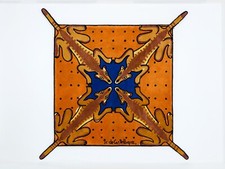 Rare tapis par Jean-Charles de