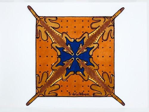 Rare tapis par jean charles - tapis, jean-charles