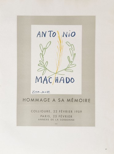 Pablo picasso affiche 1959 - picasso,