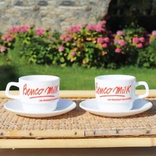 Paire de tasses publicitaires