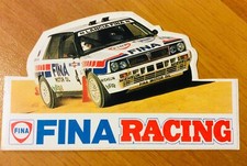 Autocollant sticker FINA racing Lancia Delta HF integrale MICHELIN vintage