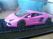 1/43 Lamborghini Aventador Lp 700-4 metal pink Looksmart pas Mr model BBr Makeup