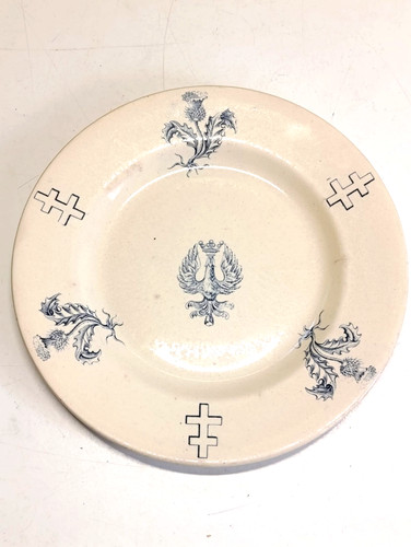Assiette faience lunéville - assiette,