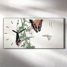 Horloge murale sur toile 60x30