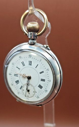 Montre gousset argent - a,