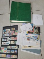Lot Classeur Timbres Suisse Carte Postale Enveloppes Premier Jour Document