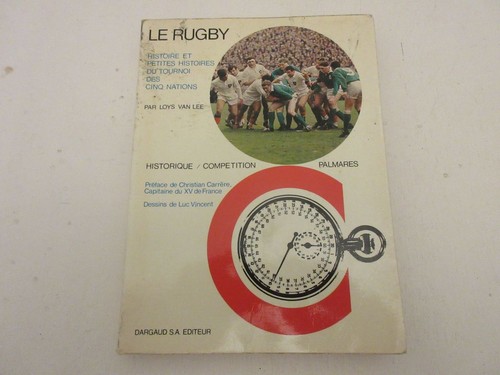 Rugby livre loys van lee - livre,