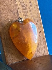 Ancien pendentif ambre - ancien,