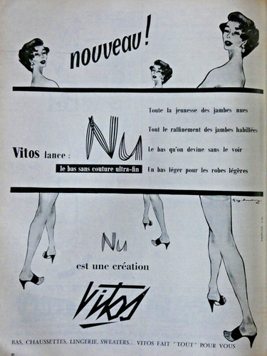 Publicité presse 1956 - de,
