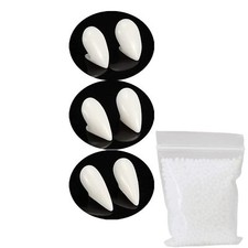 Crocs de Vampire 3 Paires de Fausses Dents de Vampire d'halloween avec Adhési...