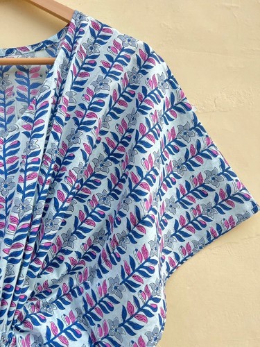 100 coton caftan indien - 100%,