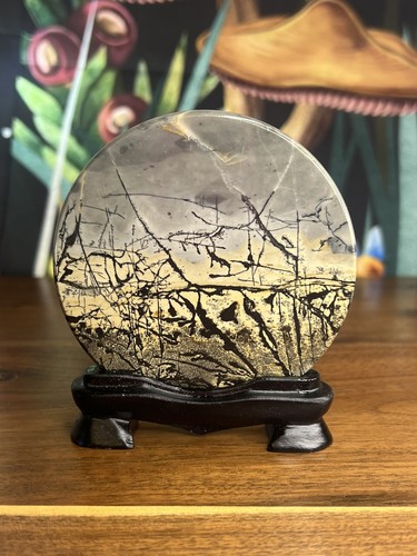 Picture jasper round slab on - jasper,
