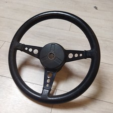 Volant Cuir d'époque Moto-Lita 36.5cm Complet Renault R5 Alpine Turbo ou A310