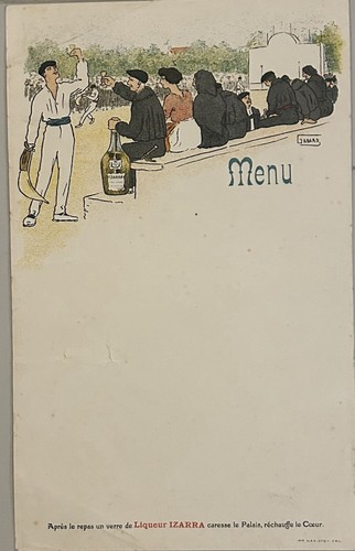 Menu vierge signe - menu,