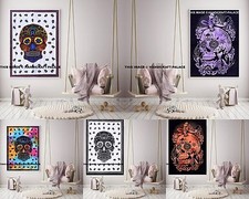 Crâne Tapisseries Grateful