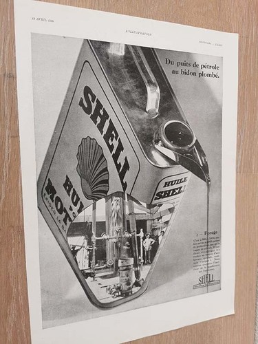 Publicité 1930 shell - 1930,
