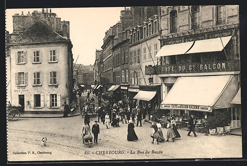 Cpa cherbourg rue du - cpa,