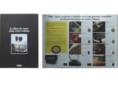 Brochure enceintes voiture - brochure,