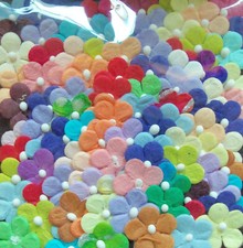 Sachet de 100 fleurs papier