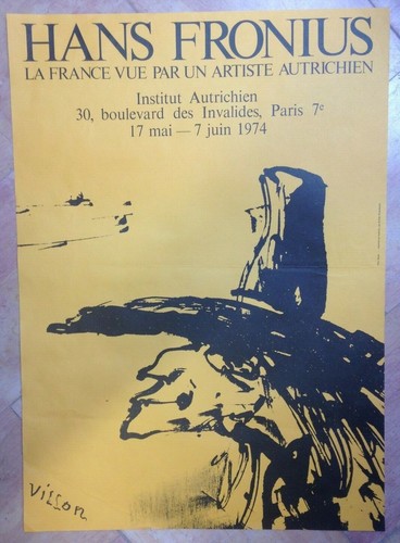 Hans fronius affiche - hans, 1974