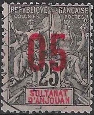 Timbre Anjouan (Colonies Fr.)
