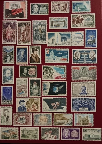 Vintage french stamps - vintage,