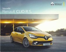 Catalogue Brochure RENAULT Clio RS / RS Trophy 09/2016 France 