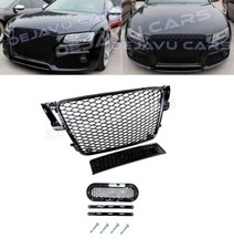 RS5 Look Grille de calandre pour Audi A5 B8 8T S line S5 RS5 nid d'abeille noir