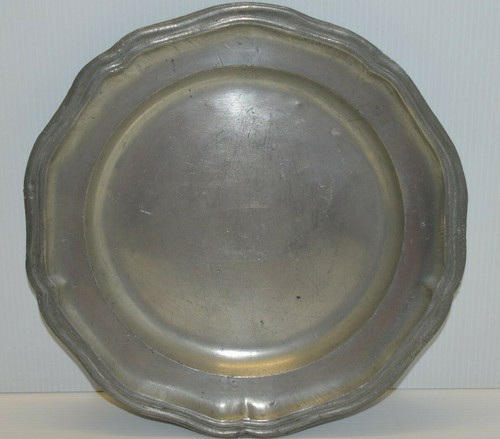 Assiette louis etain - -assiette,