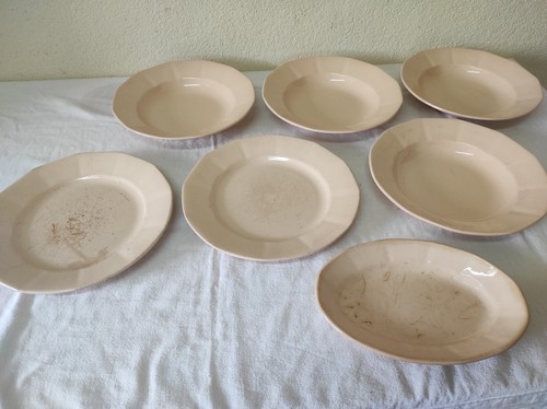 Ancien plat ovale 6 - ancien, +