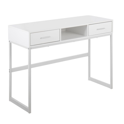 Console table white metal - table,