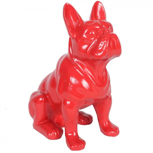Statue résine chien - statue, en