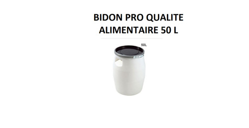 Bidon alimentaire litres - 50,