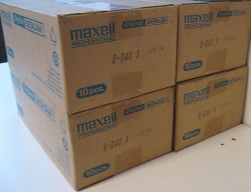 Maxell digital betacam - digital, b-d40x
